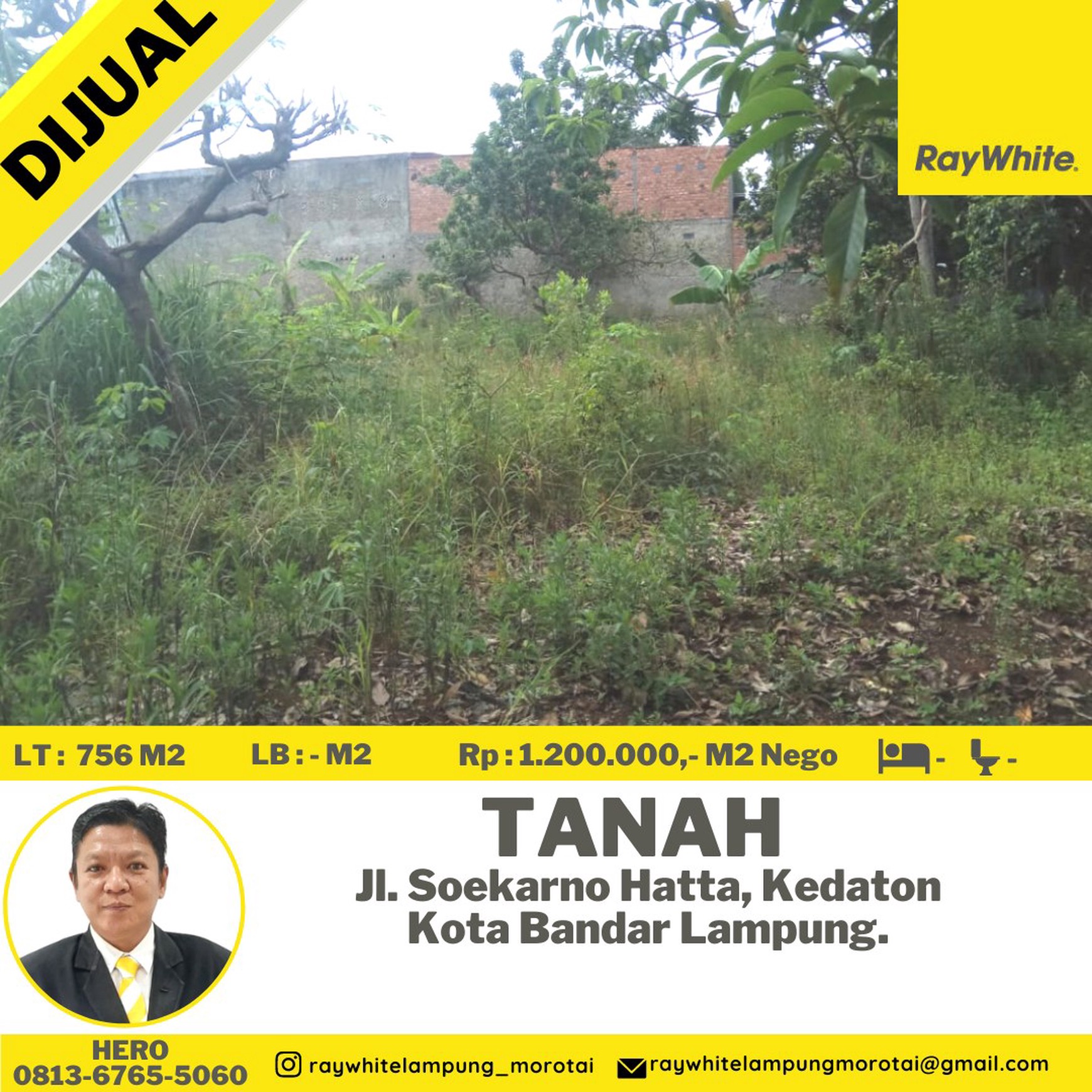 dijual tanah murah soekarna hatta