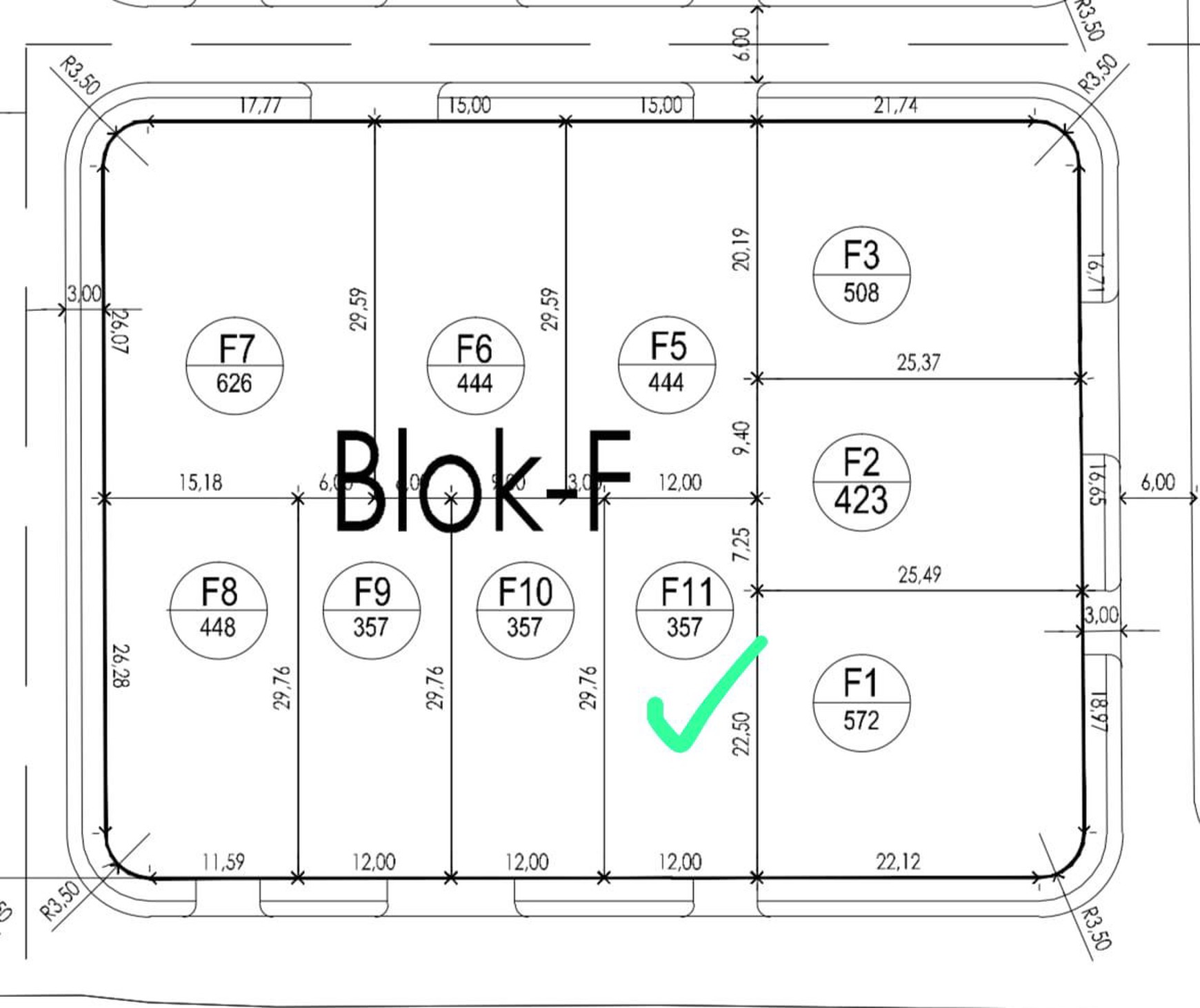 Tanah Luas Dalam Komplek di Jagakarsa Cocok Untuk Townhouse