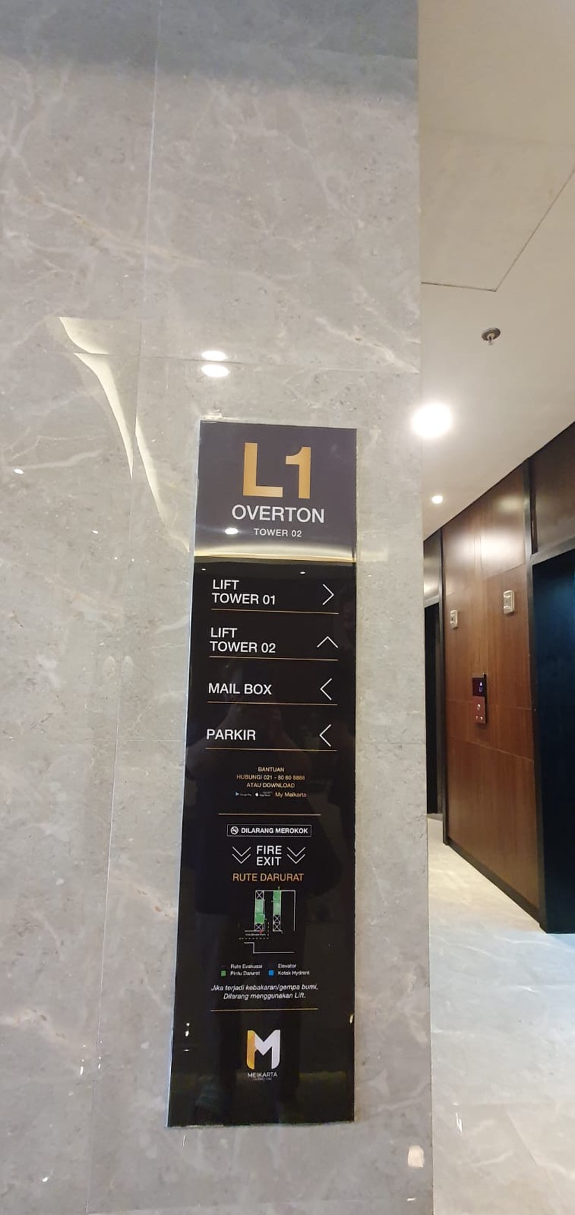 APARTEMEN EKSKLUSIF OVERTON MEIKARTA - 3BR UNFURNISHED