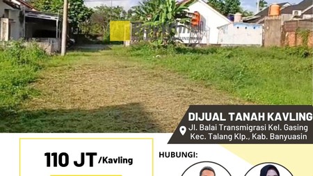 Dijual tanah kavling murah 