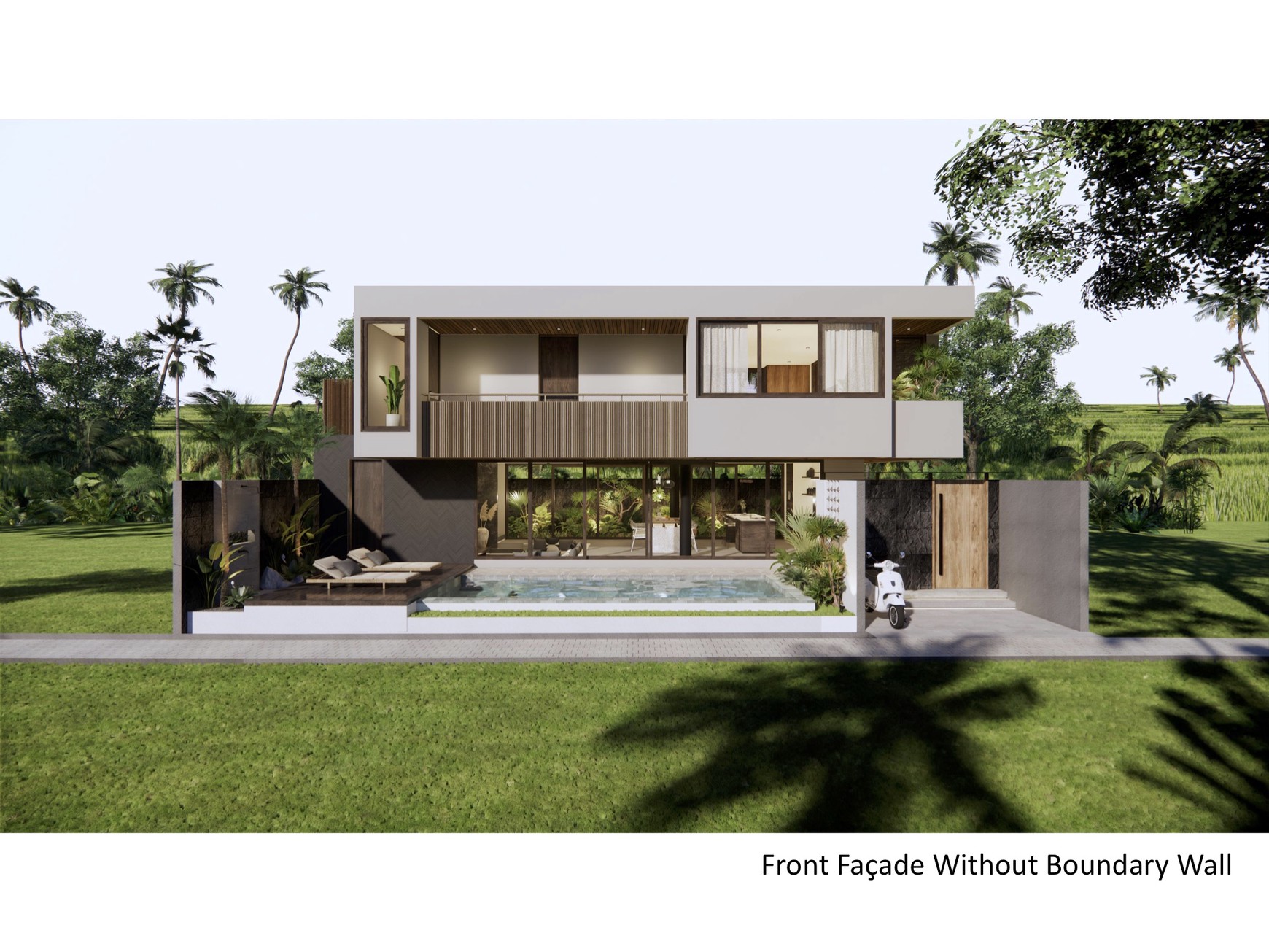 Leasehold- Villa in Kedunggu with rice field view-Bali