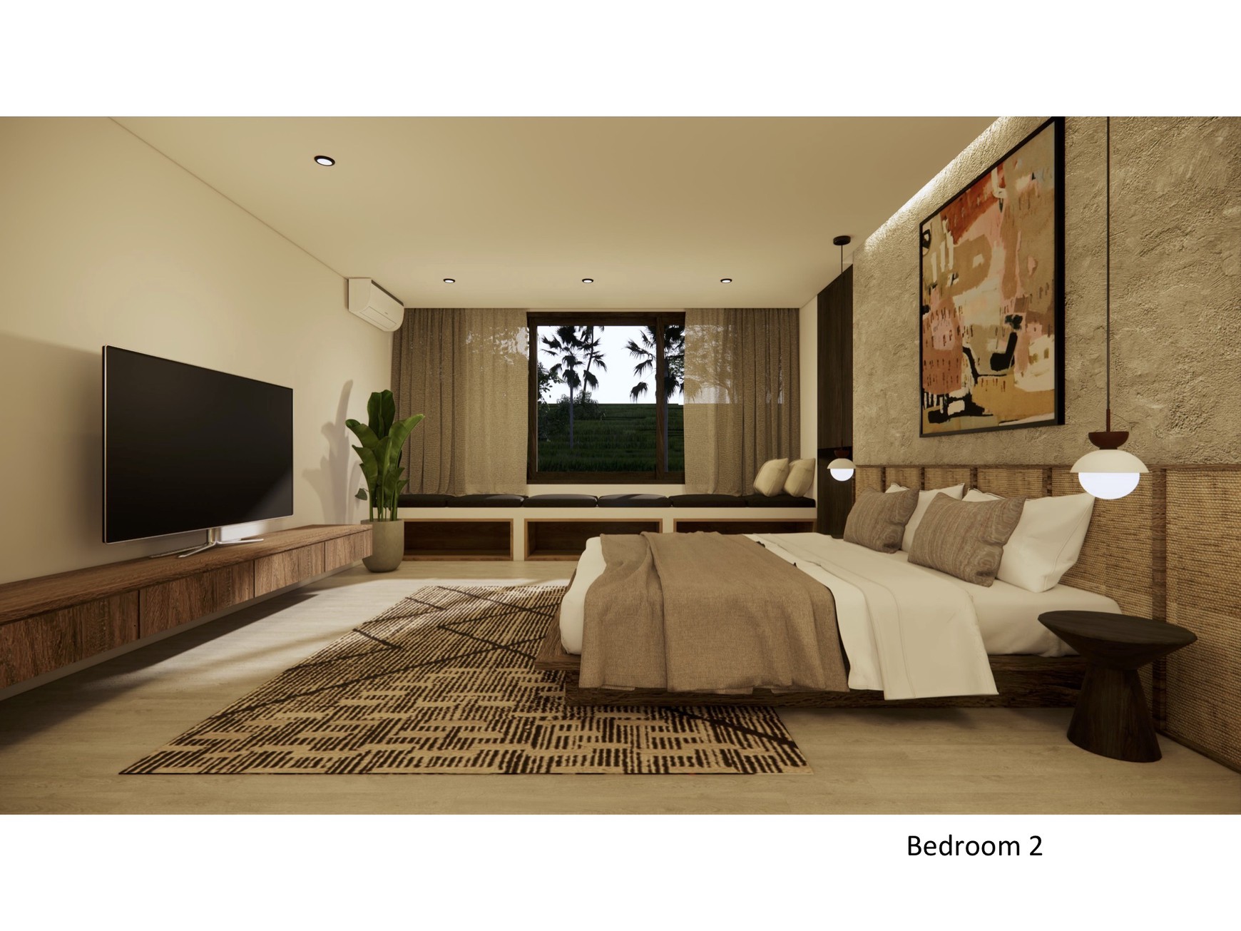 Leasehold- Villa in Kedunggu with rice field view-Bali