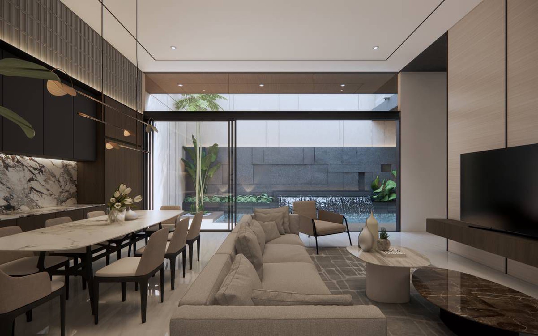New Private Pool Dijual Rumah Pakuwon Indah Area Citraland - Graha Family - Dian Istana - Bukit Darmo Golf