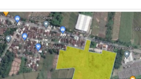 Jual Cepat tanah industri area pandaan luas 4,2 ha dekat akses tol purwodadi