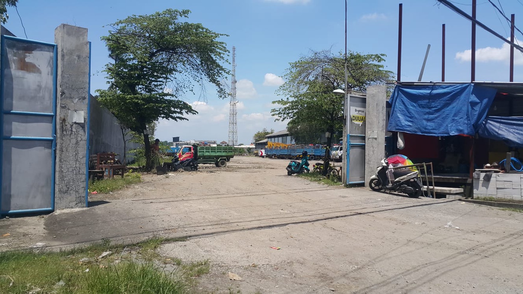 Dijual cepat tanah NOL jalan raya Bringin Bendo Sidoarjo COCOK untuk pabrik gudang garasi.