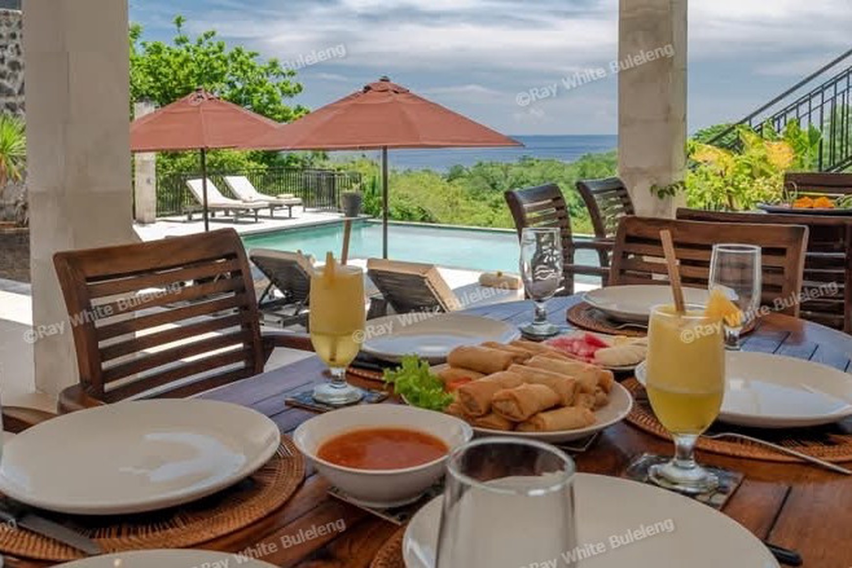 Serene Villa with Ocean & Forest Views - Tranquil Luxury Living