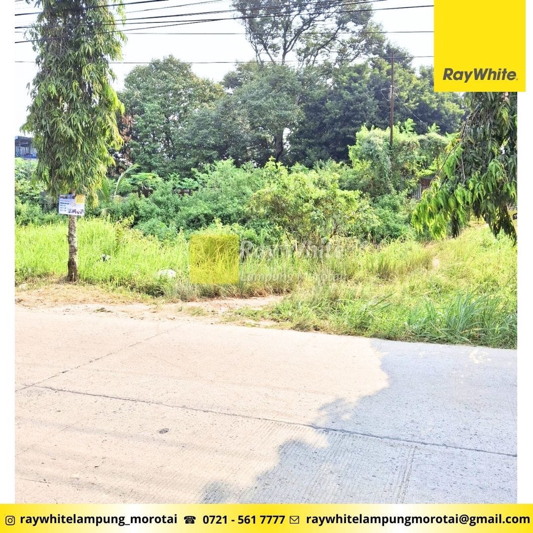 Dijual Tanan bersebelahan dengan Jalan Tol