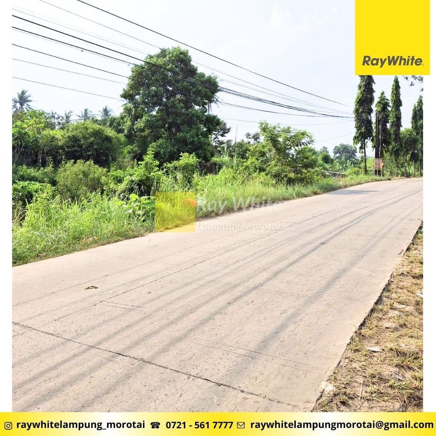 Dijual Tanan bersebelahan dengan Jalan Tol