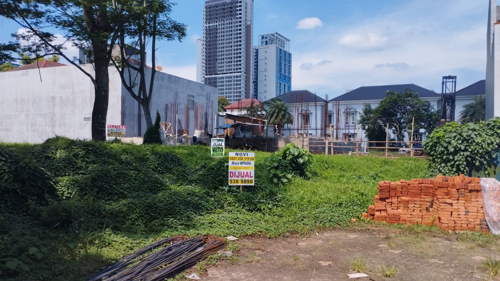 Dijual cepat tanah kavling telaga golf bsd city tangerang selatan strategis tengah kota