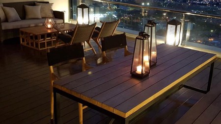 Apartemen SPESIAL Sky DECK + Full Furnished by Valdi + PRIVATE Lift   Apartemen VOILA Surabaya