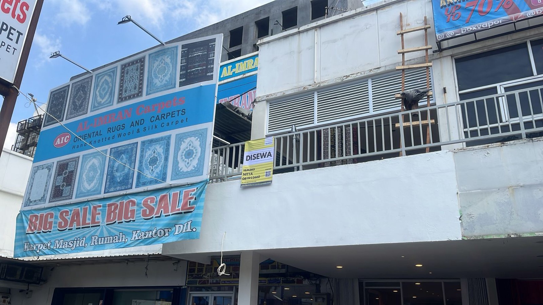 Disewa Ruko di lantai 2 Daerah Strategis Pusat Bisnis di Jl. Fatmawati Raya