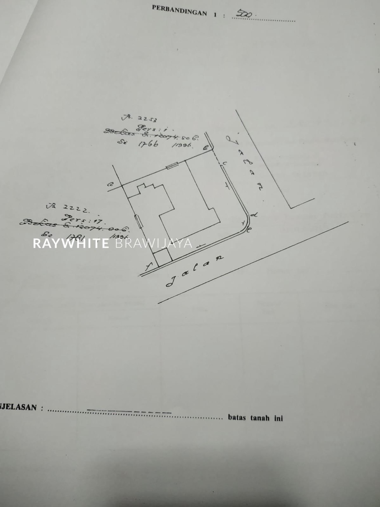 Rumah Hitung Tanah Area Cipete