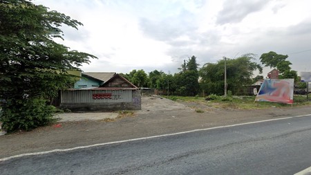 Tanah Strategis 580 Meter Berada di Jalan Jogja-Solo Km 19 Prambanan Klaten 