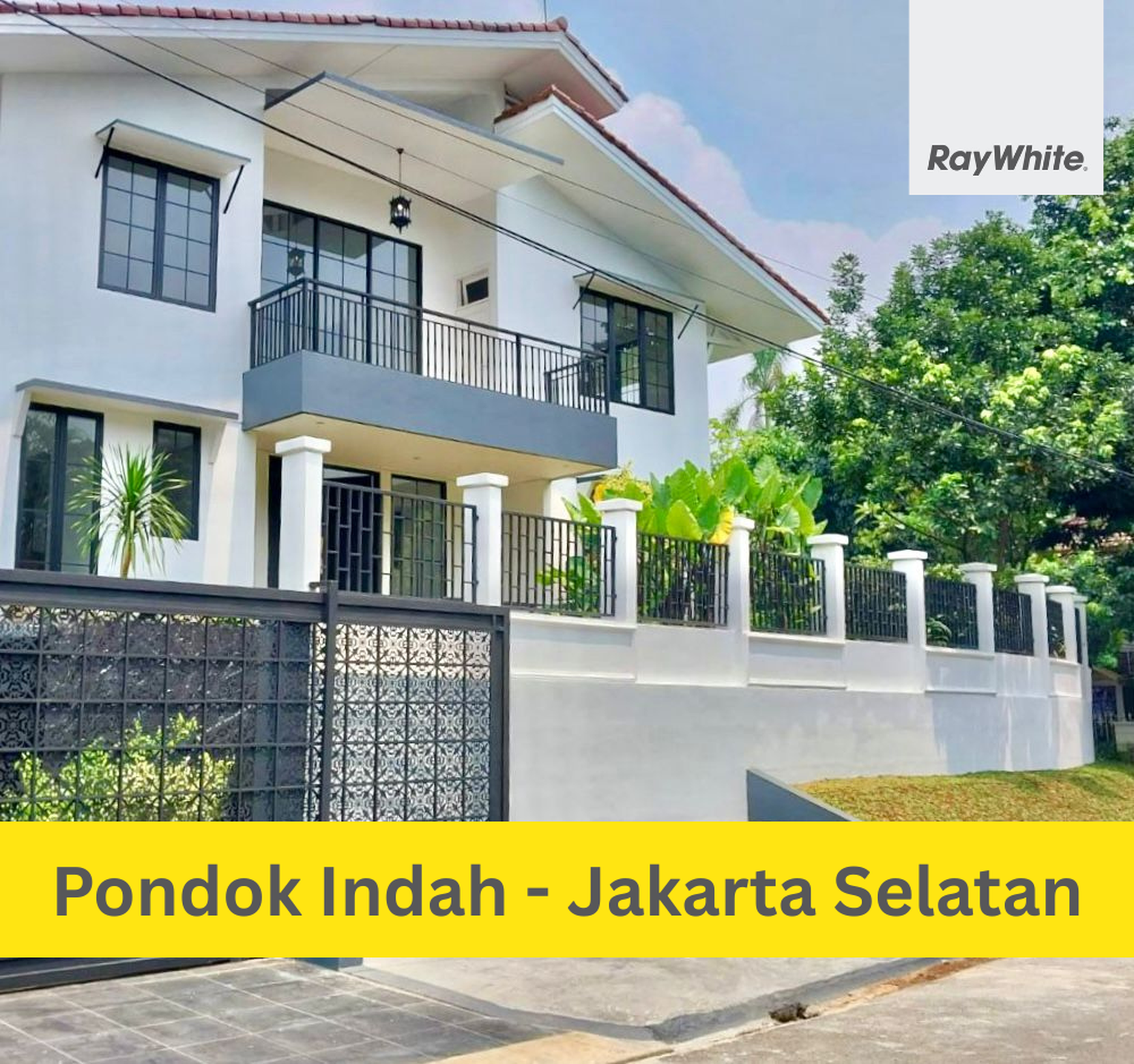 Rumah Mewah di Pondok Indah Dijual - Semi Furnished, SHM, Nilai Sewa Tinggi