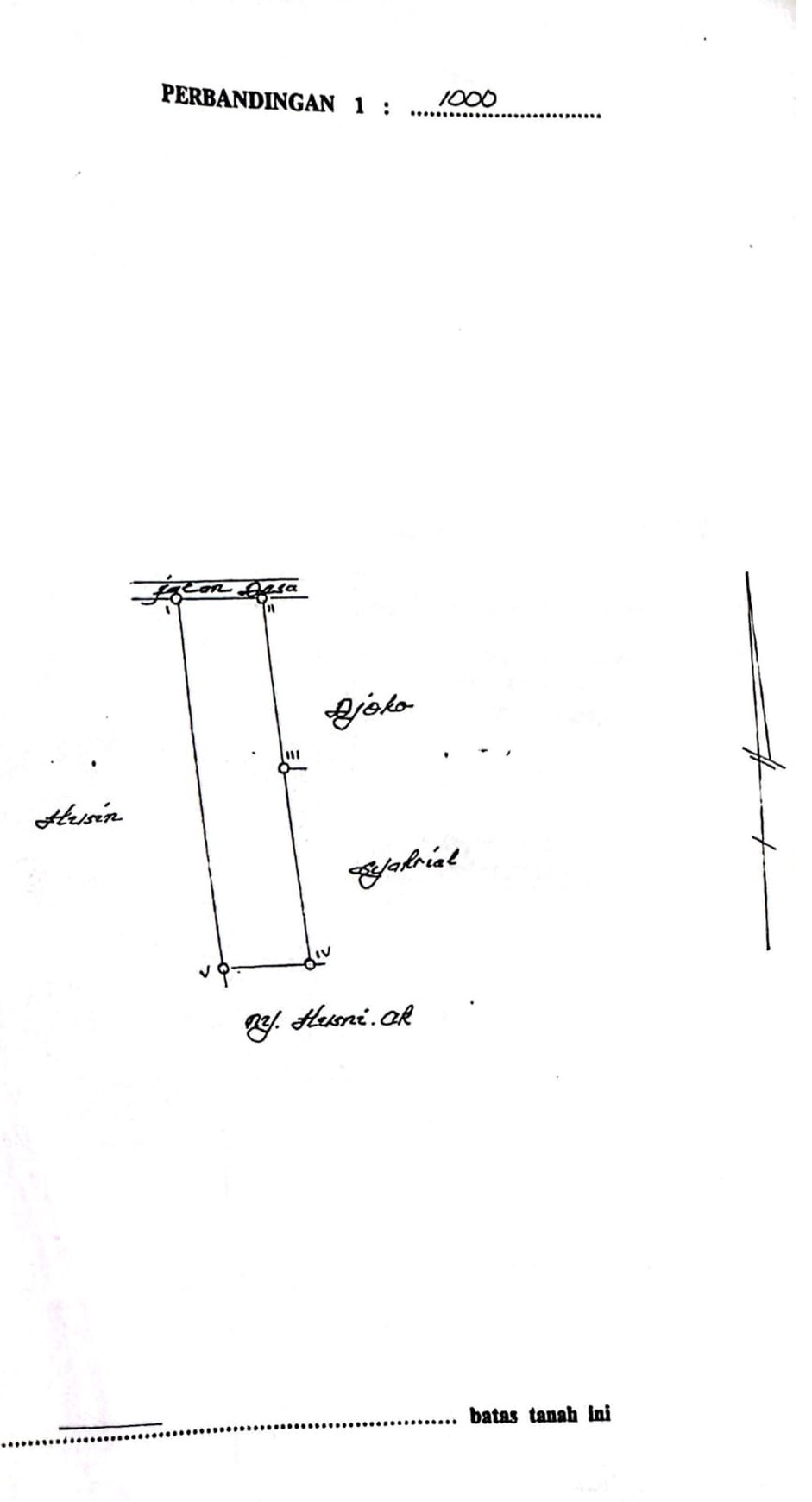 Rumah Hitung Tanah Area Cipete