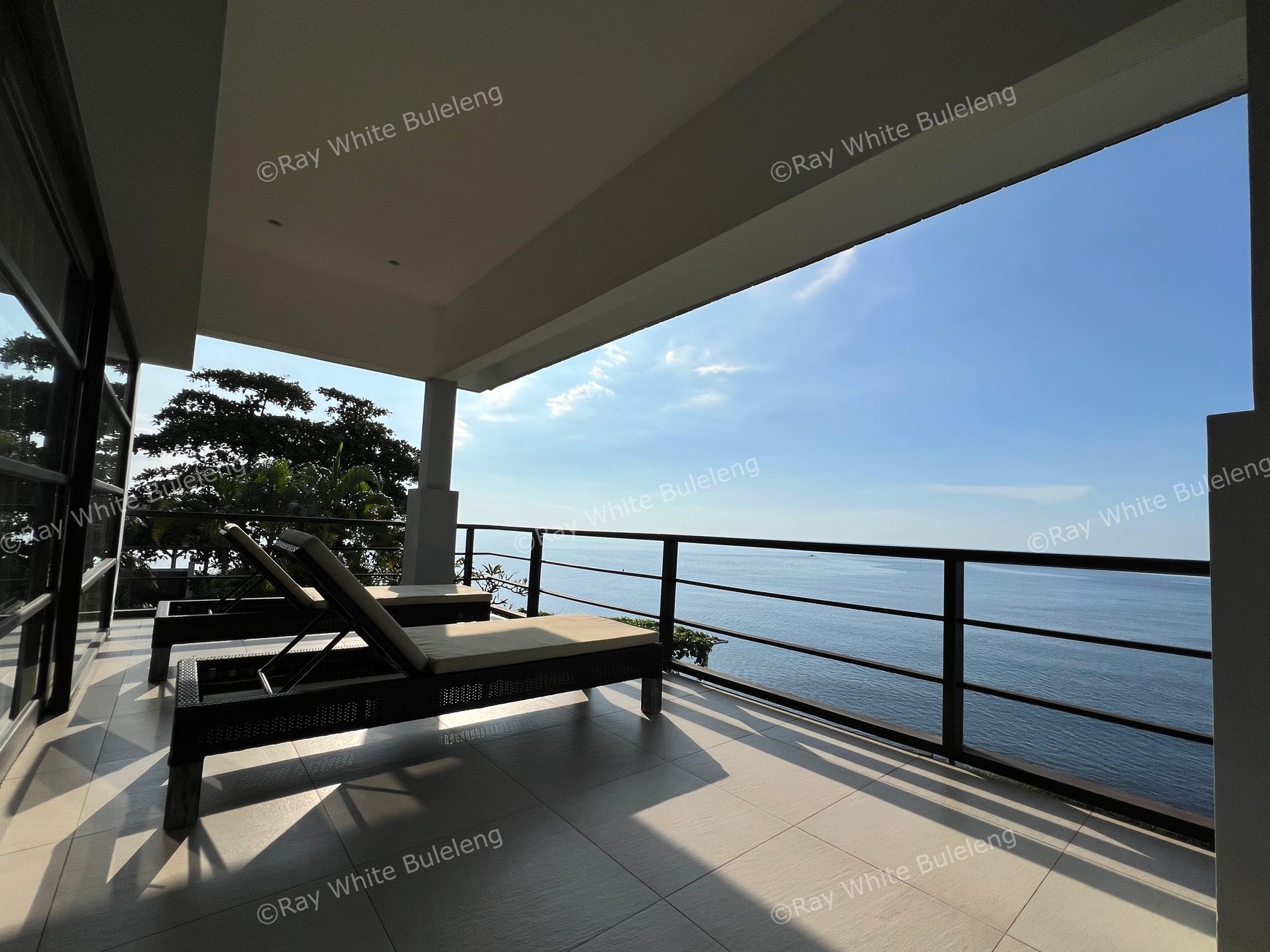 Elegant Beachfront Villa with Ocean View Terrace & Expansive Grounds