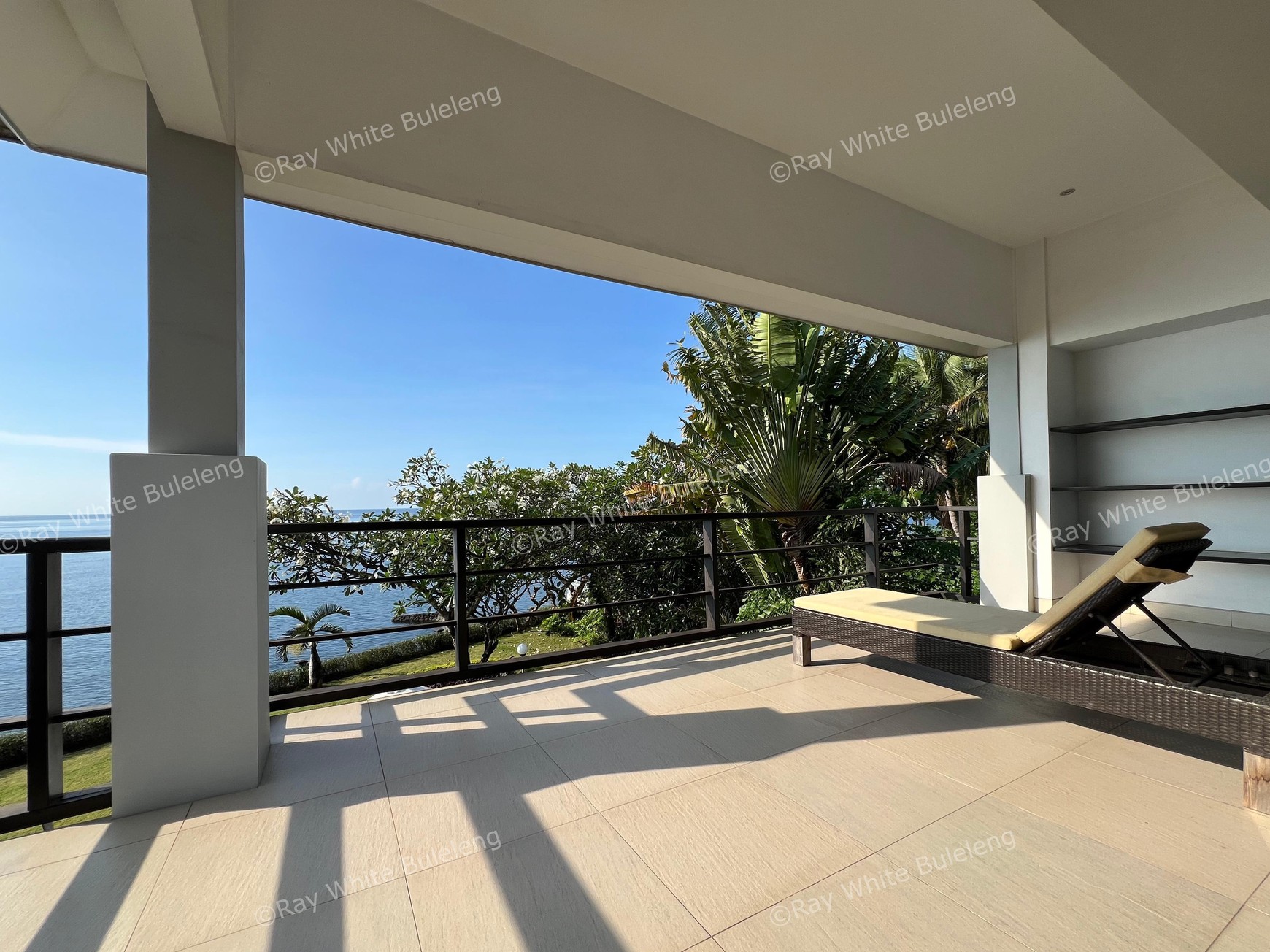 Elegant Beachfront Villa with Ocean View Terrace & Expansive Grounds