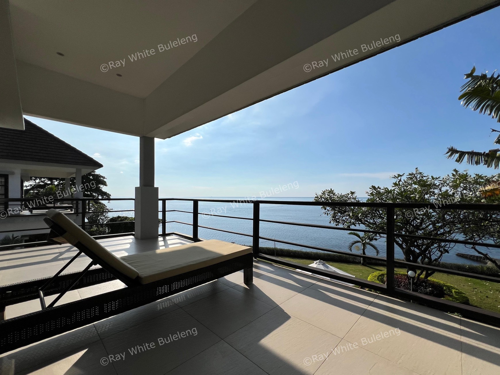 Elegant Beachfront Villa with Ocean View Terrace & Expansive Grounds