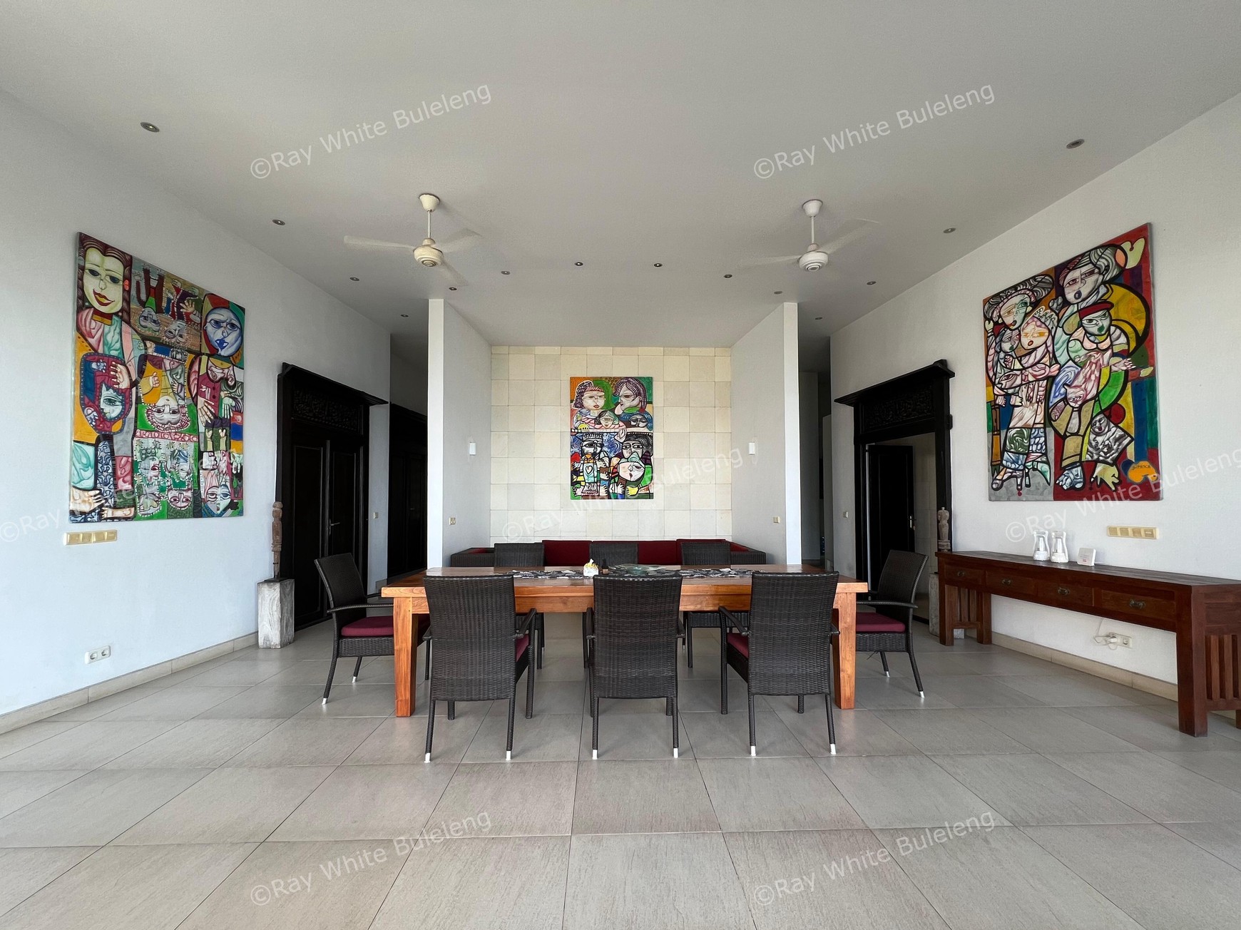 Elegant Beachfront Villa with Ocean View Terrace & Expansive Grounds