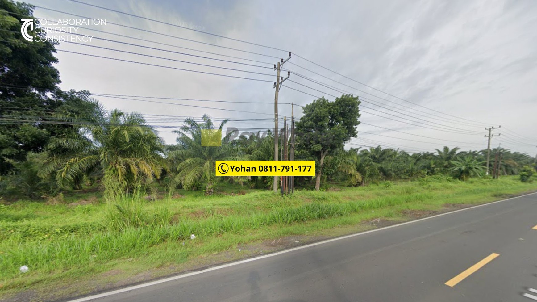 Dijual Tanah jl. lintas sumatera Kalianda lampung selatan Rp. 450 ribu /Meter