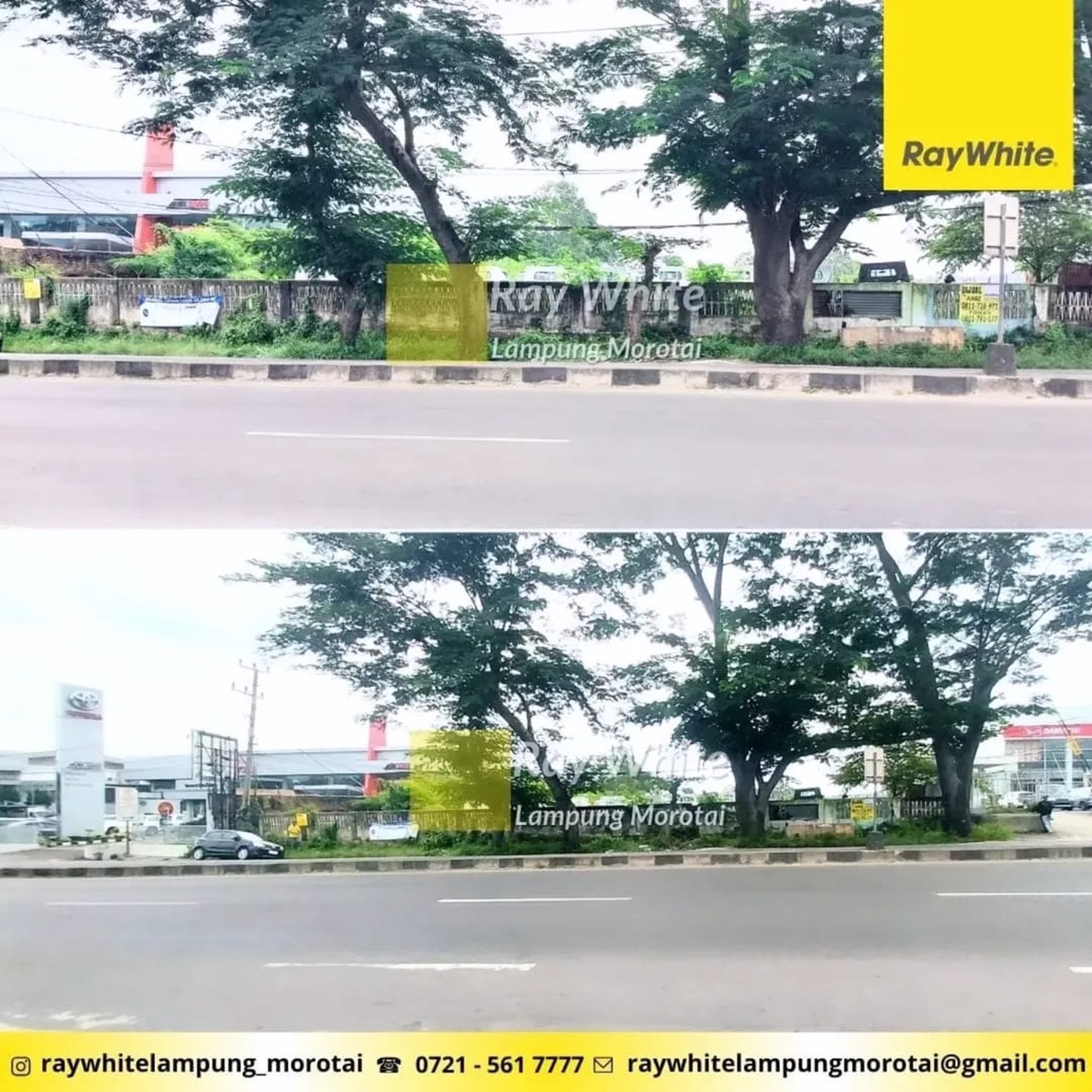 Dijual Tanah luas 3 Hektar dengan lebar 40m ay