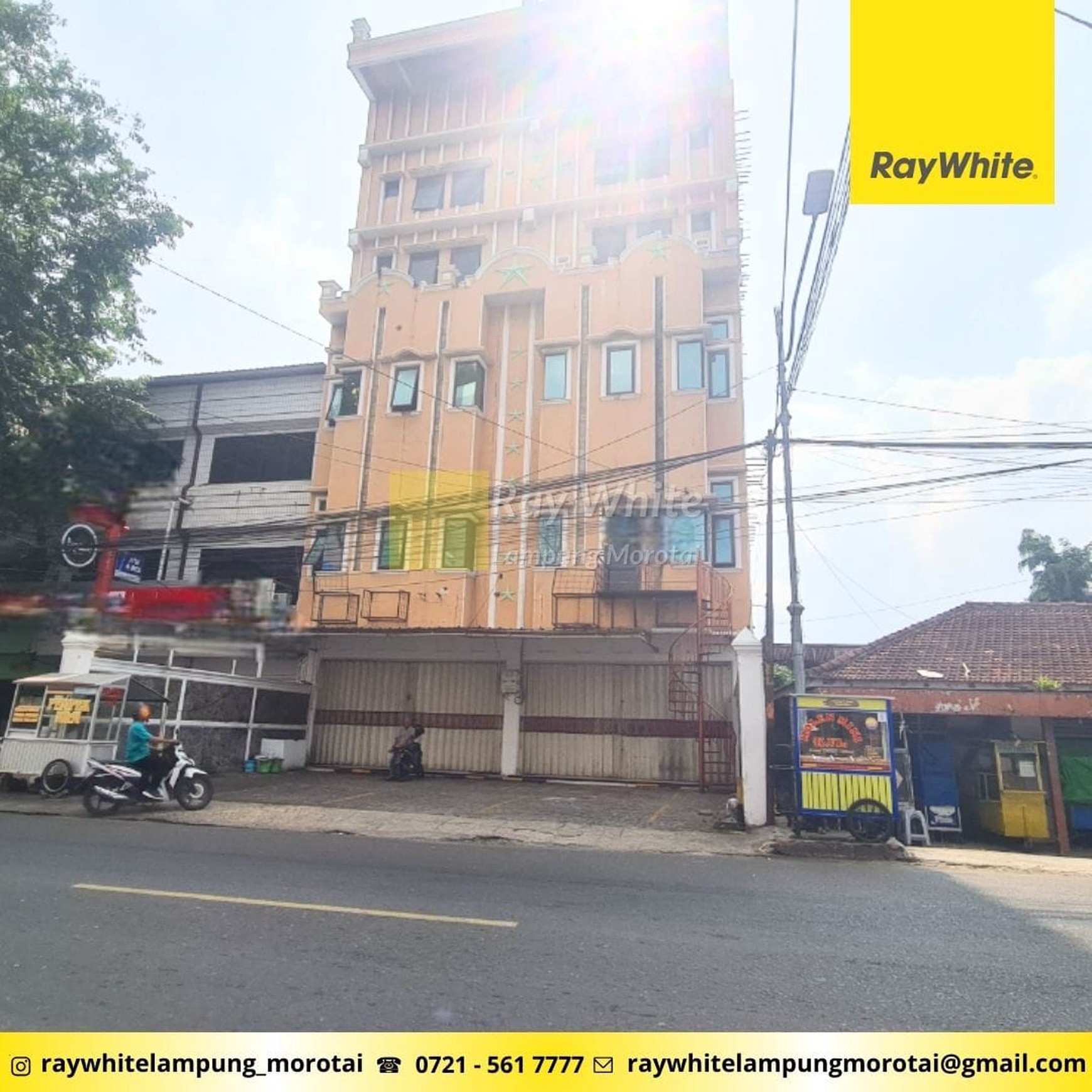 Disewa Ruko 2 Pintu 7 Lantai di Tanjung Karang Pusat Bandar Lampung