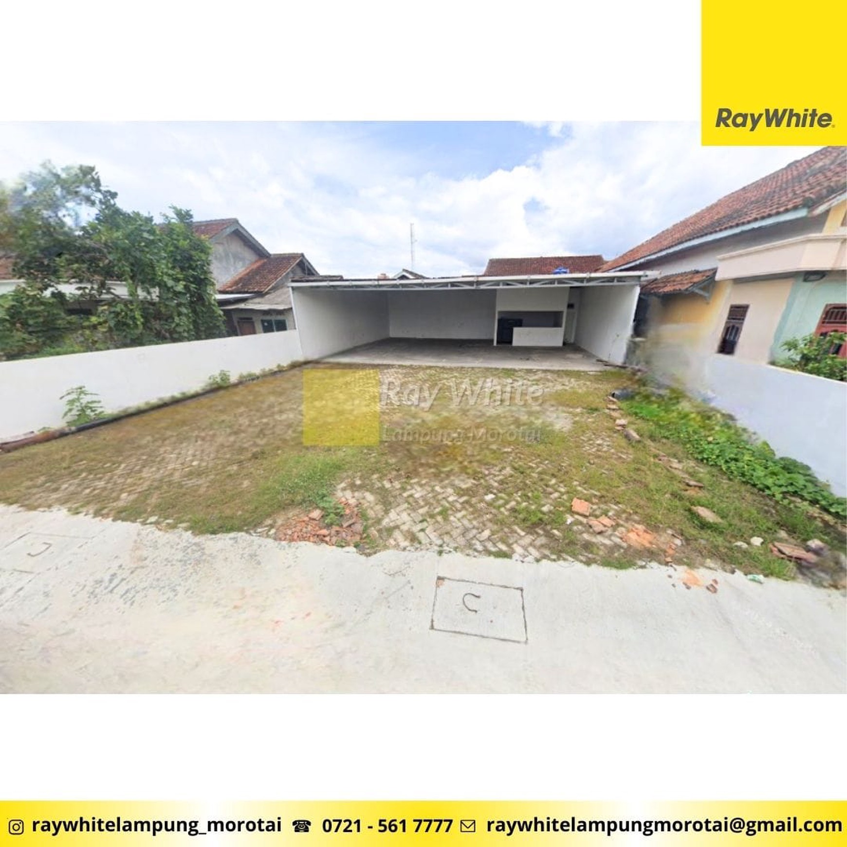 Disewakan rumah kantor di kedamaian
