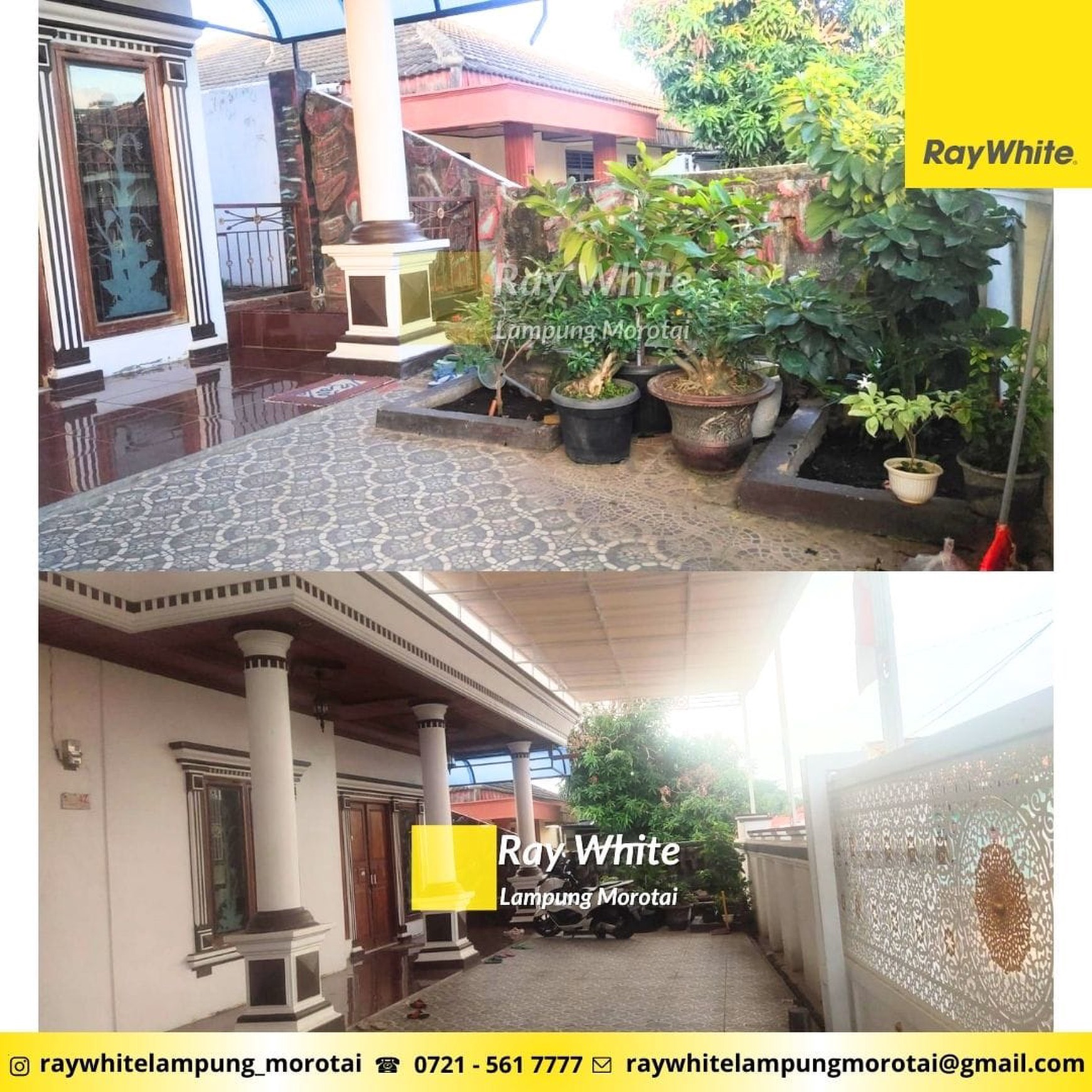 Dijual rumah 2 lantai di kedamaian