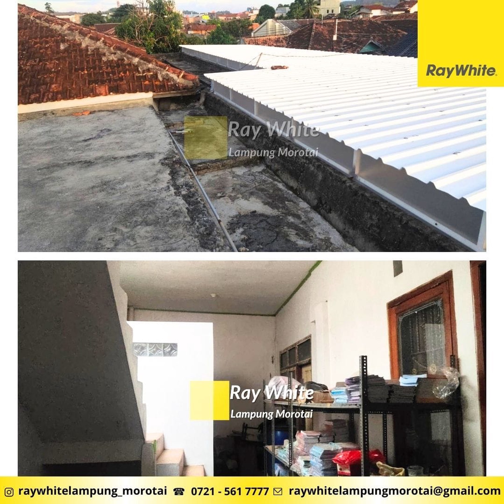 Dijual rumah 2 lantai di kedamaian