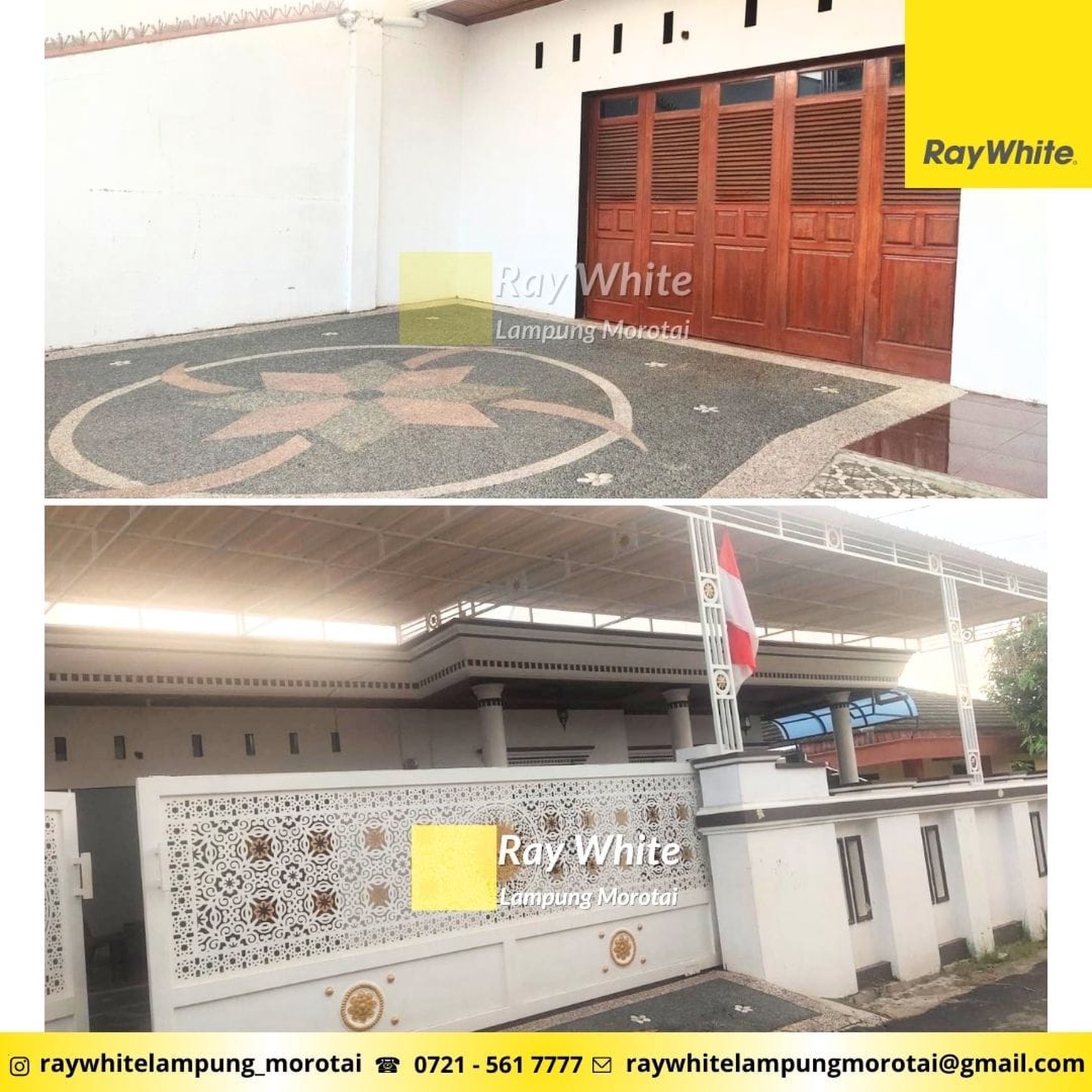 Dijual rumah 2 lantai di kedamaian
