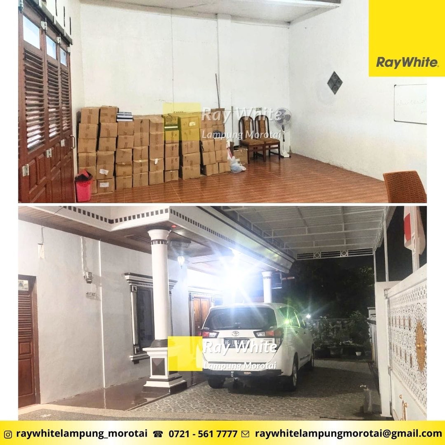 Dijual rumah 2 lantai di kedamaian
