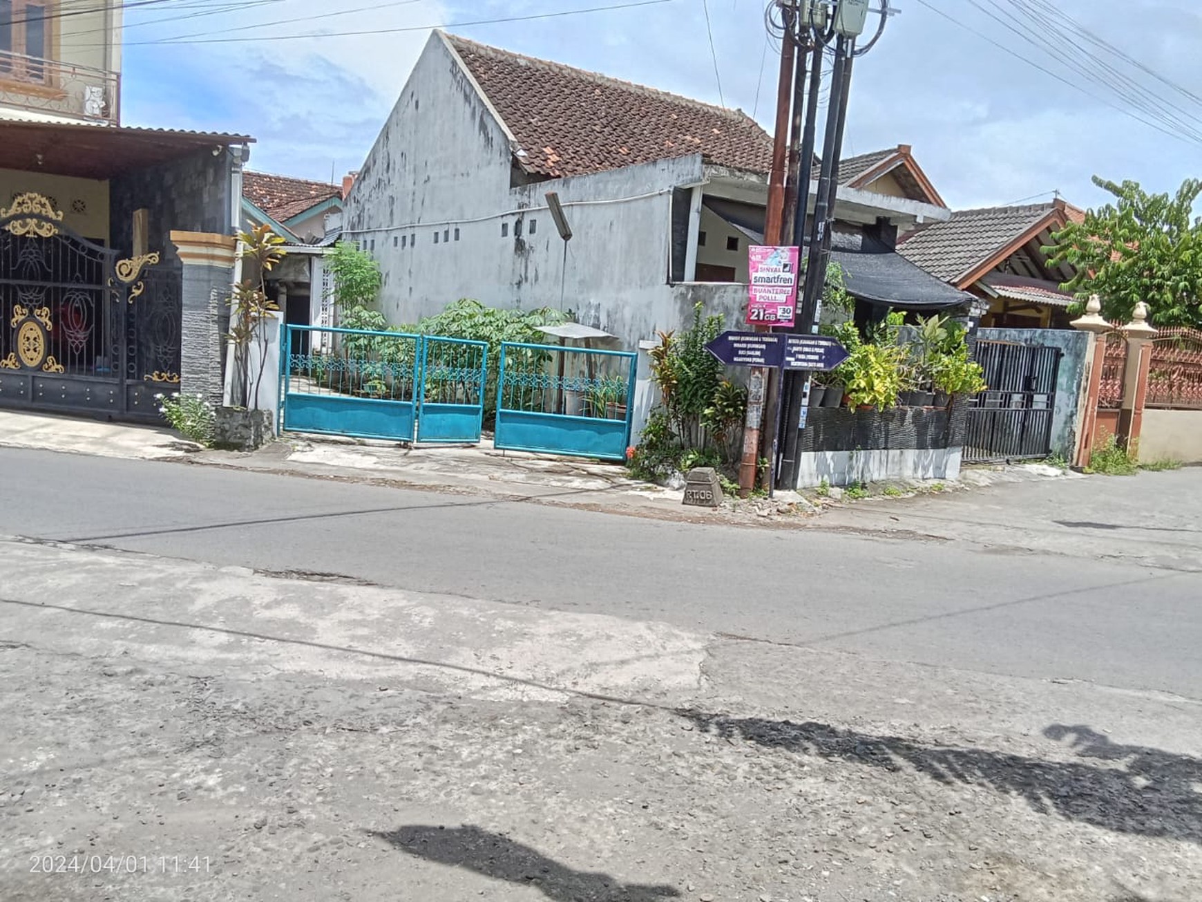 Tanah Bonus Bangunan 408 Meter Persegi Lokasi Dekat Pasar Kotagede Banguntapan Bantul