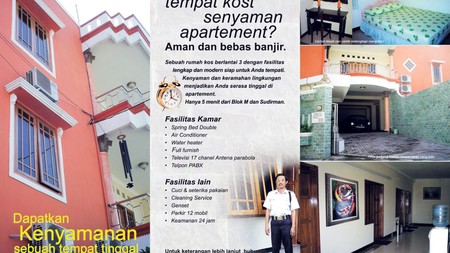 Dijual cepat rumah Kost di Jl. Bangka Raya, Jakarta Selatan. Strategis, pusat Bisnis, AC tiap kamar, Listrik tiap kamar, keamanan 24 jam, ada water heataer.