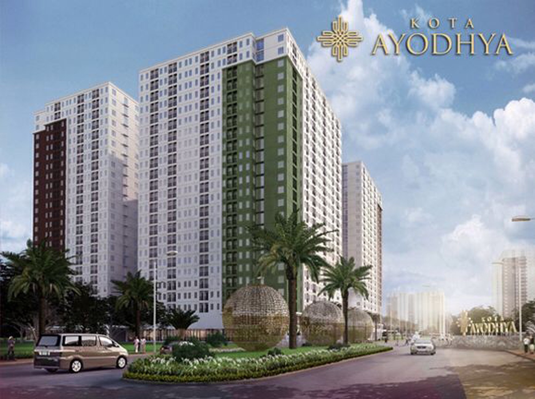 hanya 425jt dijual cepat apartemen Ayodhya Alam Sutera, sangat strategis, tengah kota, dekat Toll, siap huni.