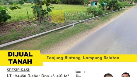 dijual tanah murah tanjung bintang lampung selatan