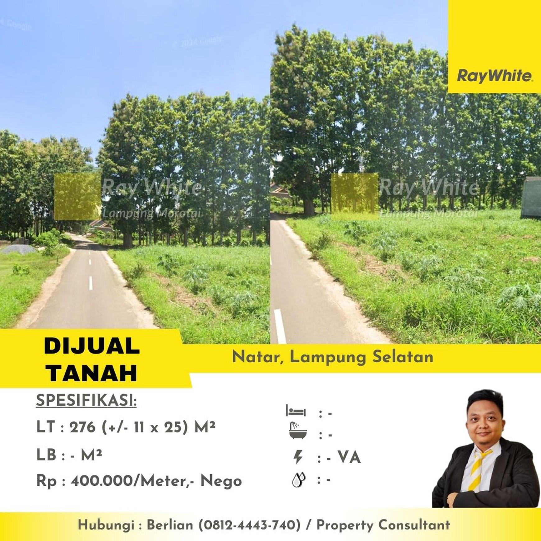 dijual tanah murah natar