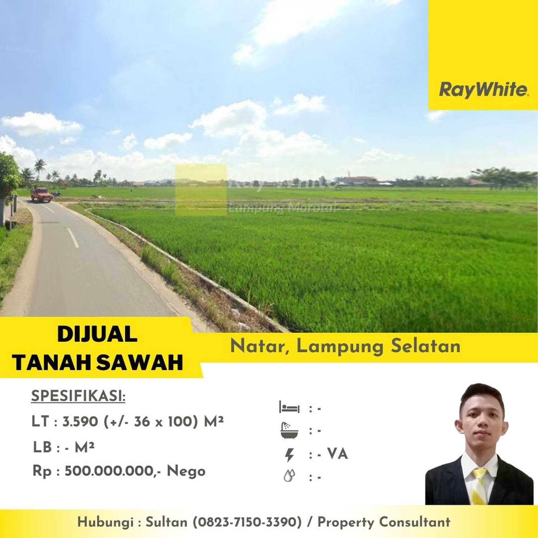 dijual tanah murah Natar LamSel