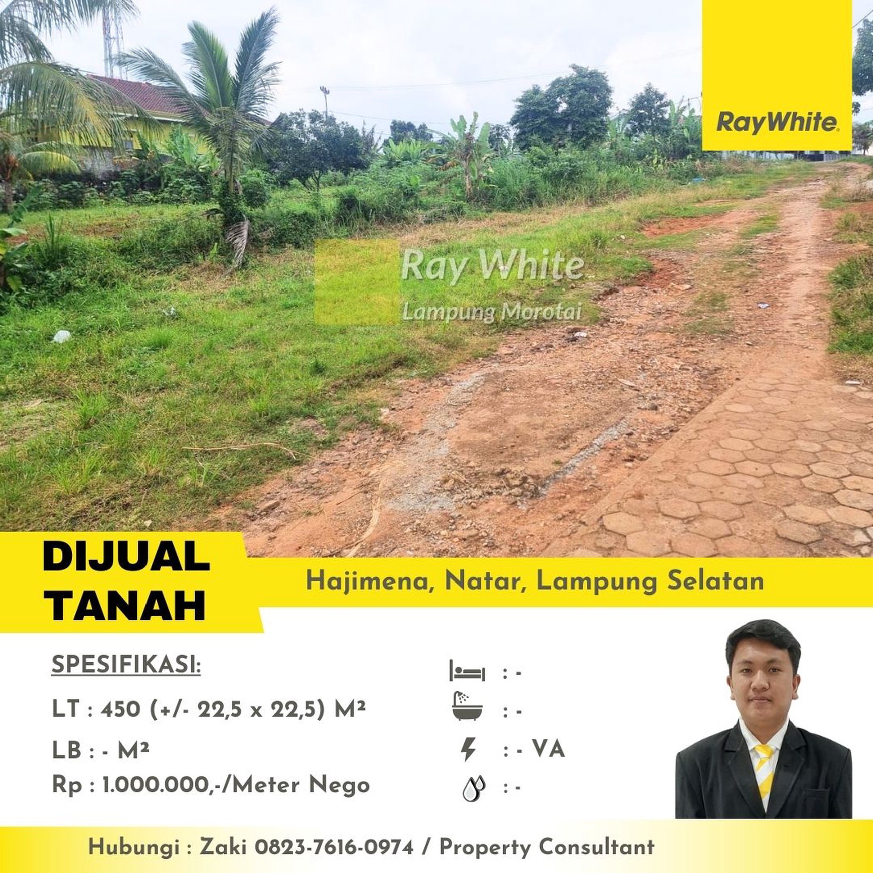 dijual tanah murah natar