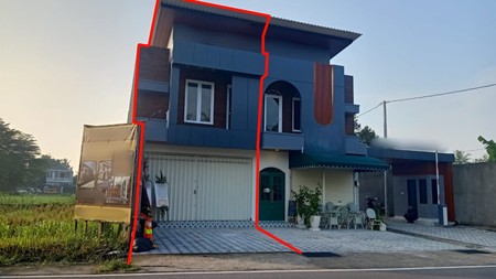 Disewakan Ruko Lokasi Strategis Lokasi Dekat RS PKU Pandowoharjo Sleman