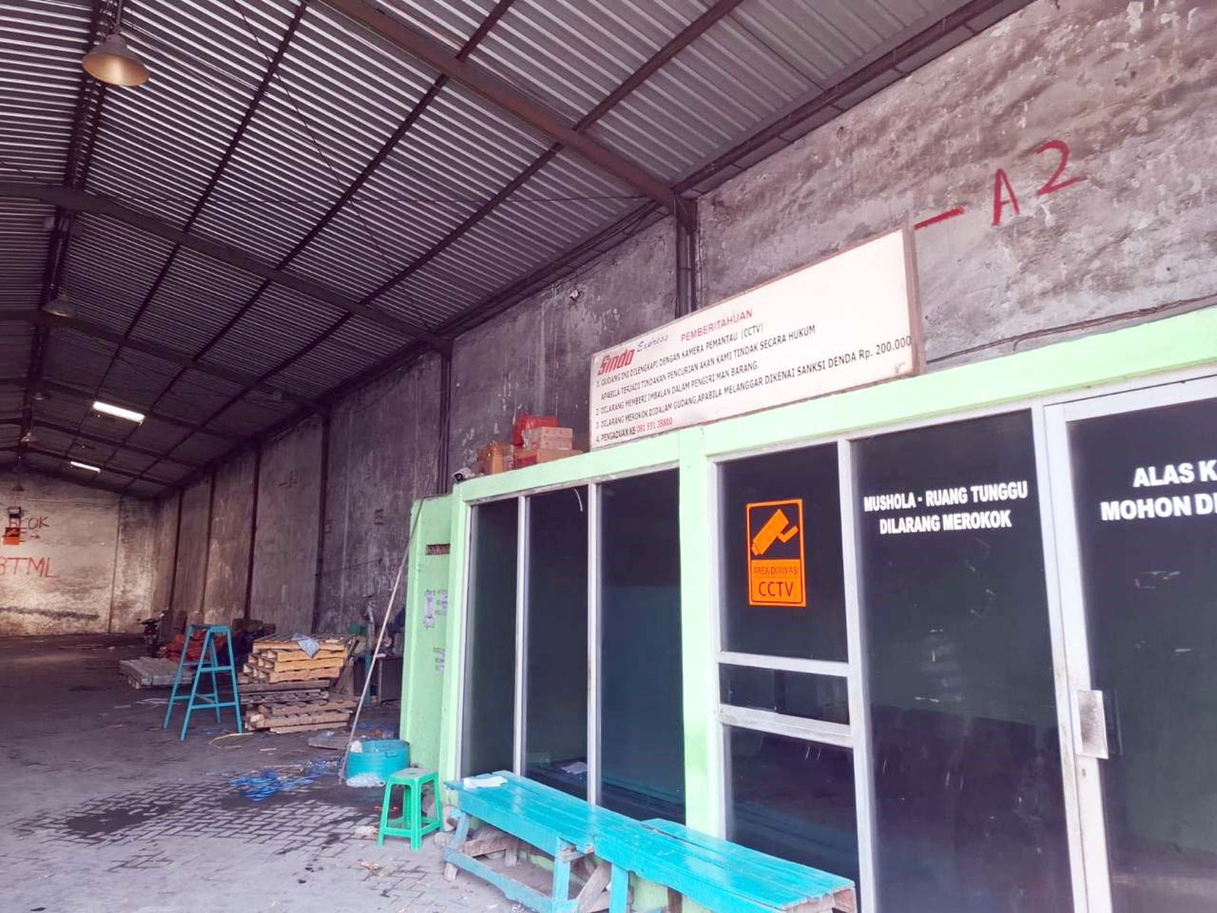 Gudang di Margomulyo Permai Surabaya Barat, Luas 567 m2, SHM