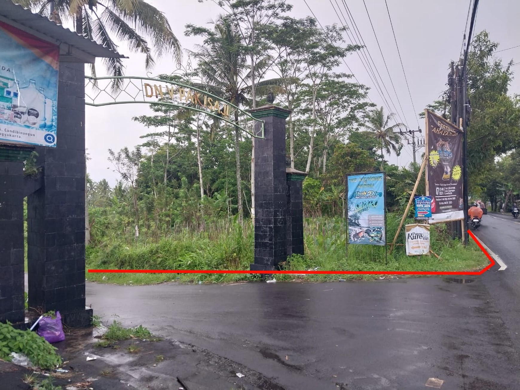 Tanah Sawah 1387 Meter Persegi Cocok Untuk Homestay Lokasi Candibinangun Pakem Sleman