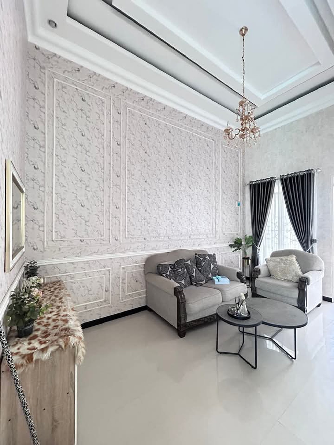 rumah estetik lt 118 m2 di teluk betung