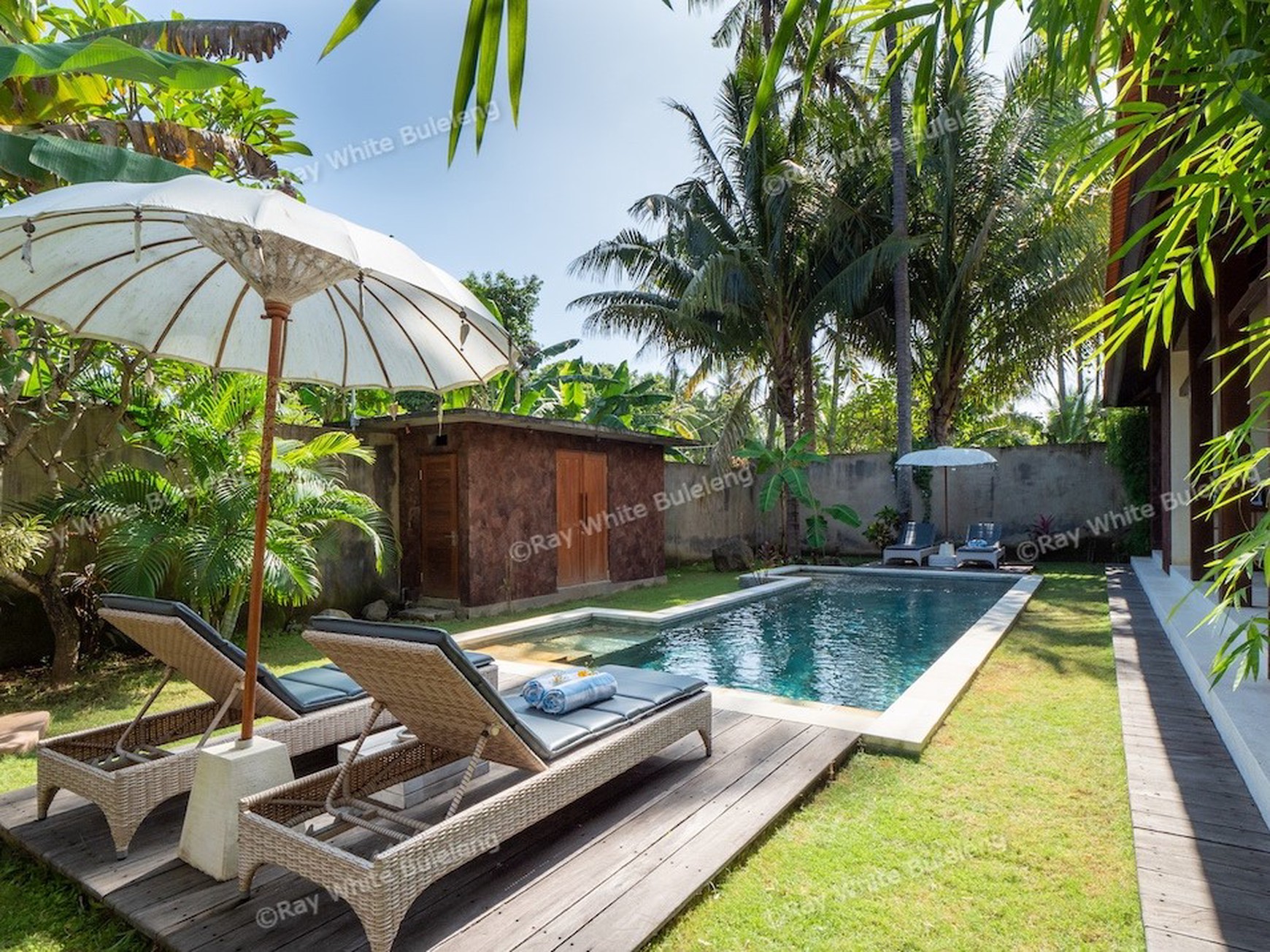 Package of 2 charming beachside villas for sale north Bali
