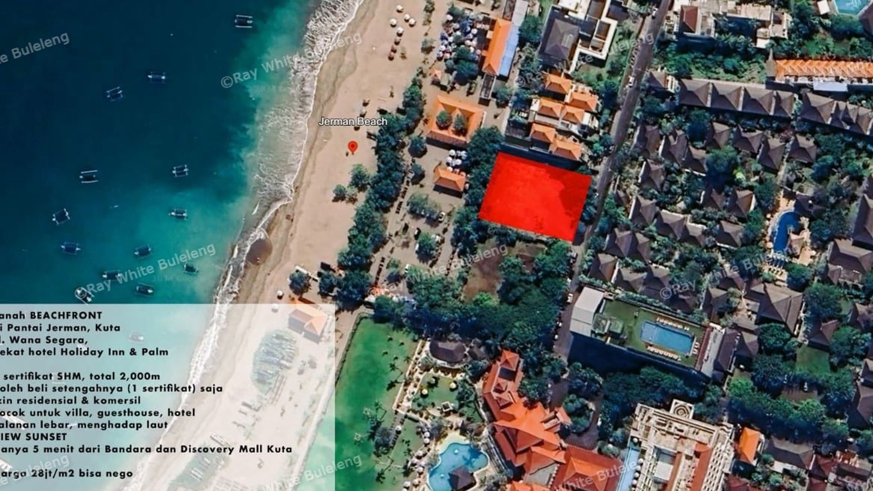 Kuta Beachfront Land with Endless Possibilities