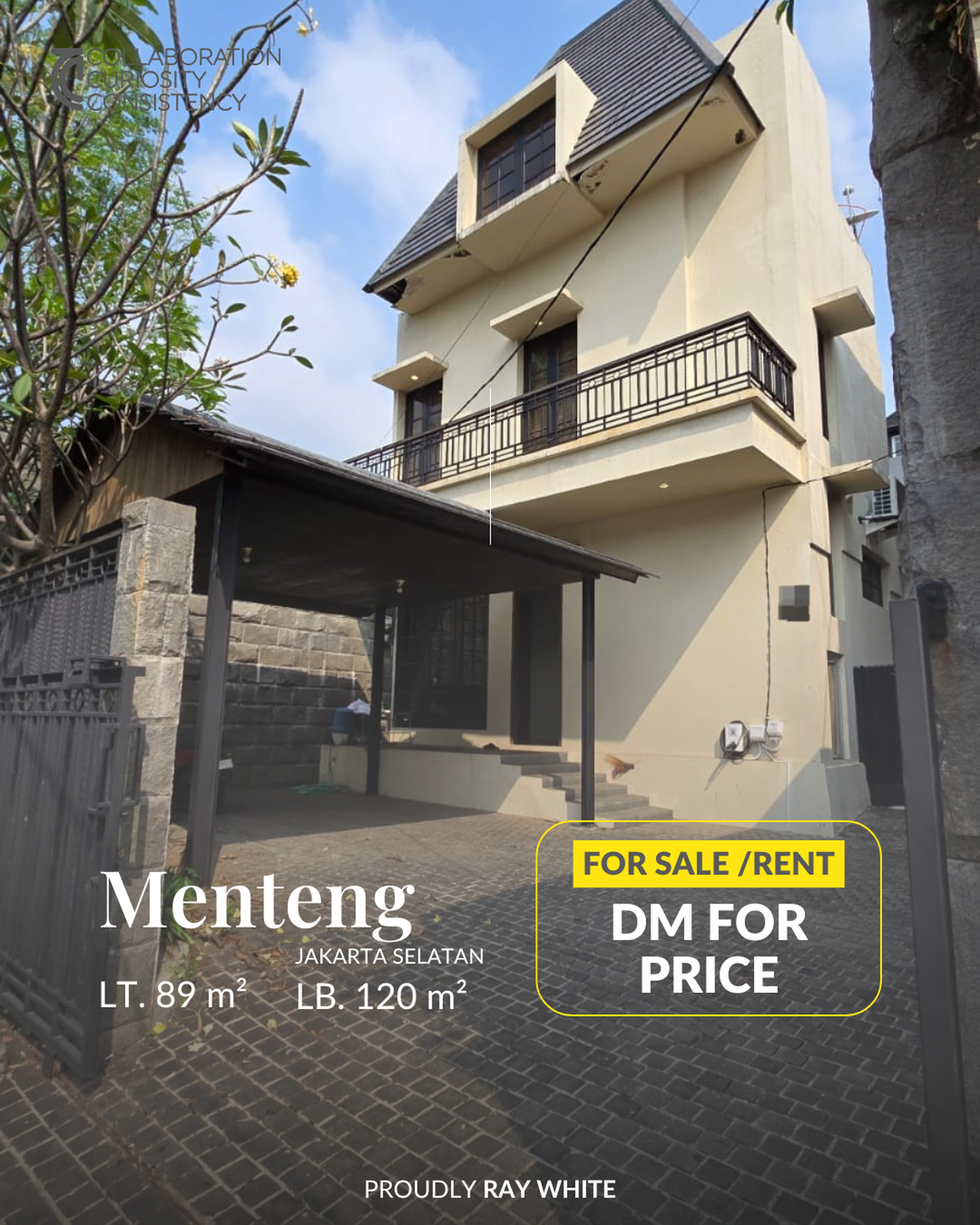 Disewakan Rumah di Menteng, Jakarta Pusat