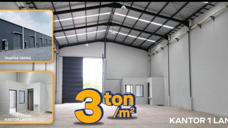 Gudang dijual di gedangan masih baru dibangun hanya 1,9 M an dekat pusat kota sidoarjo dan tol