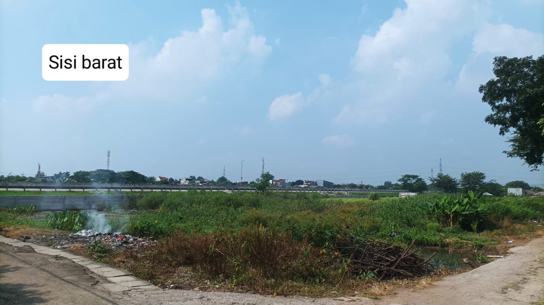 TANAH LOKASI STRATEGIS PINGGIR JALAN TOL- SANGAT TEPAT PROYEK PRESTISIUS - CIBITUNG BEKASI