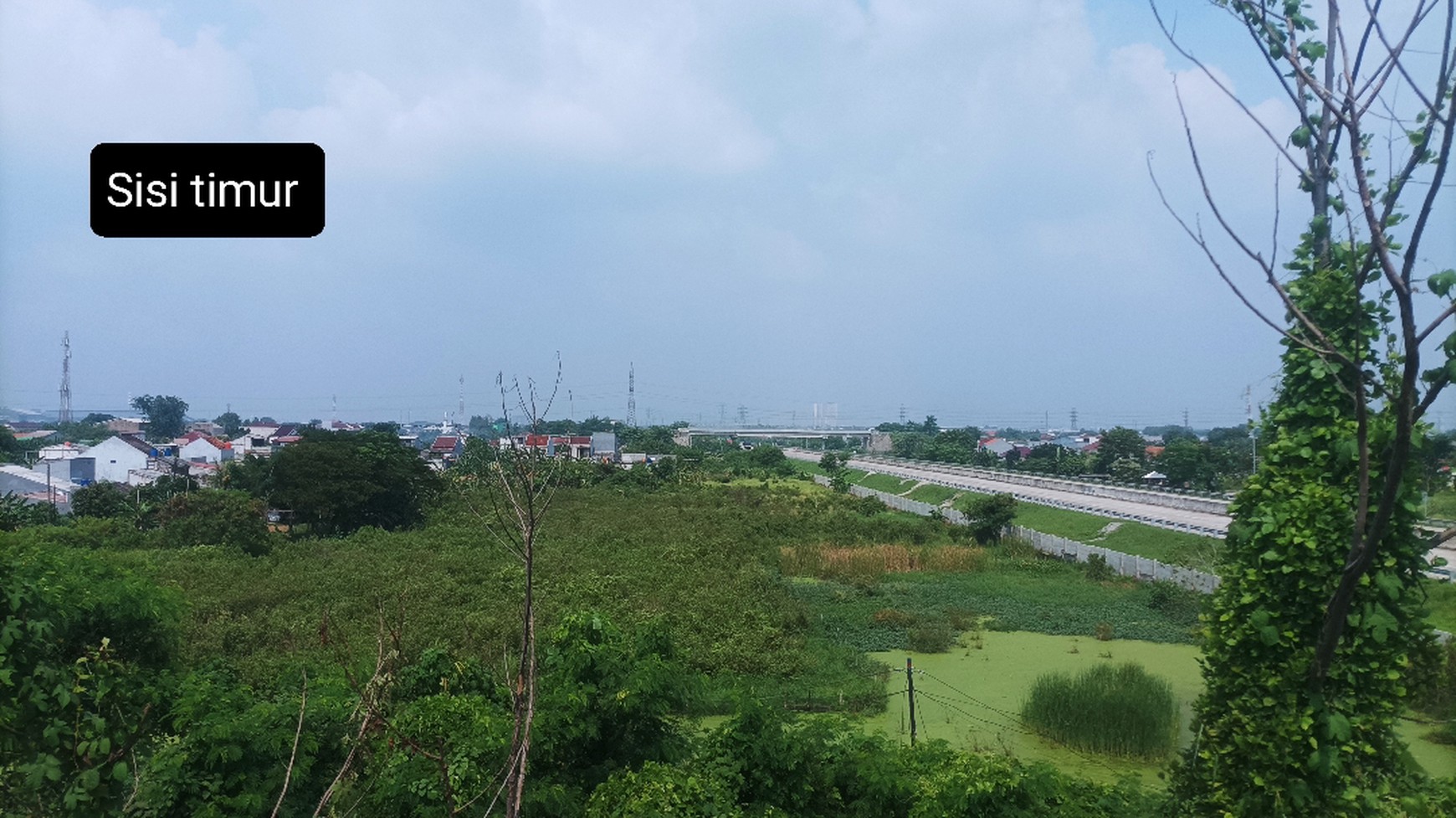 TANAH LOKASI STRATEGIS PINGGIR JALAN TOL- SANGAT TEPAT PROYEK PRESTISIUS - CIBITUNG BEKASI