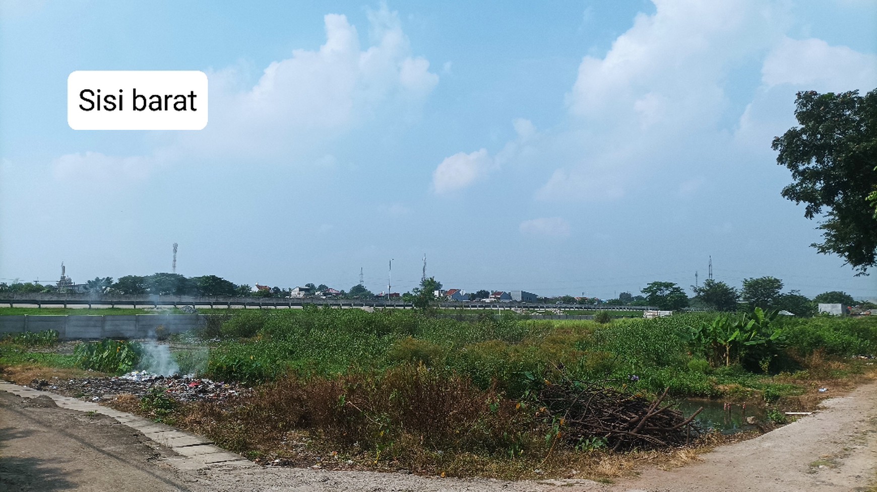 TANAH LOKASI STRATEGIS PINGGIR JALAN TOL- SANGAT TEPAT PROYEK PRESTISIUS - CIBITUNG BEKASI