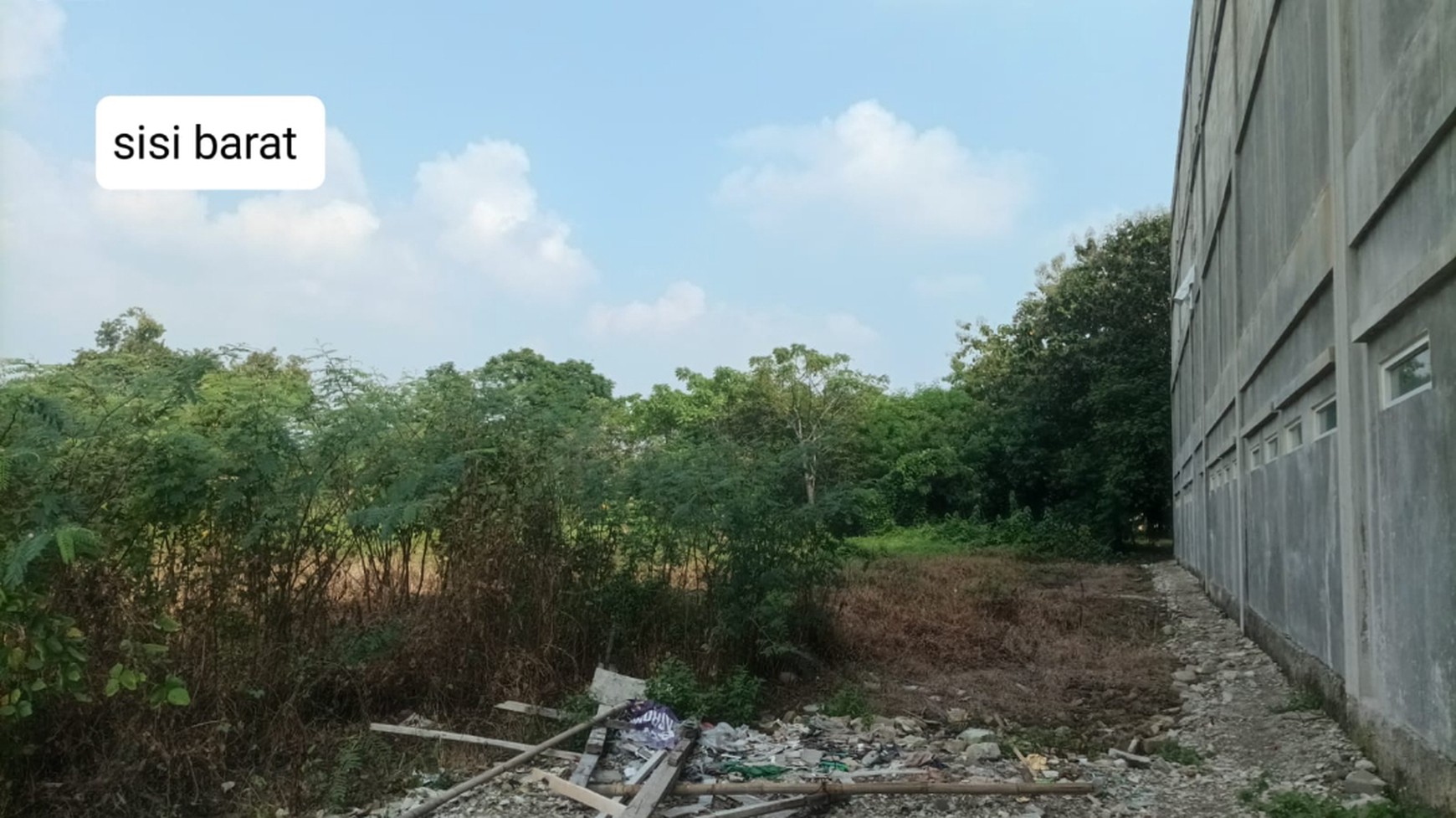 TANAH LOKASI STRATEGIS PINGGIR JALAN TOL- SANGAT TEPAT PROYEK PRESTISIUS - CIBITUNG BEKASI